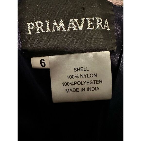 Stunning Primavera Couture Fully Sequins Beaded Cold Shoulder Evening Prom Gown - Picture 6 of 6